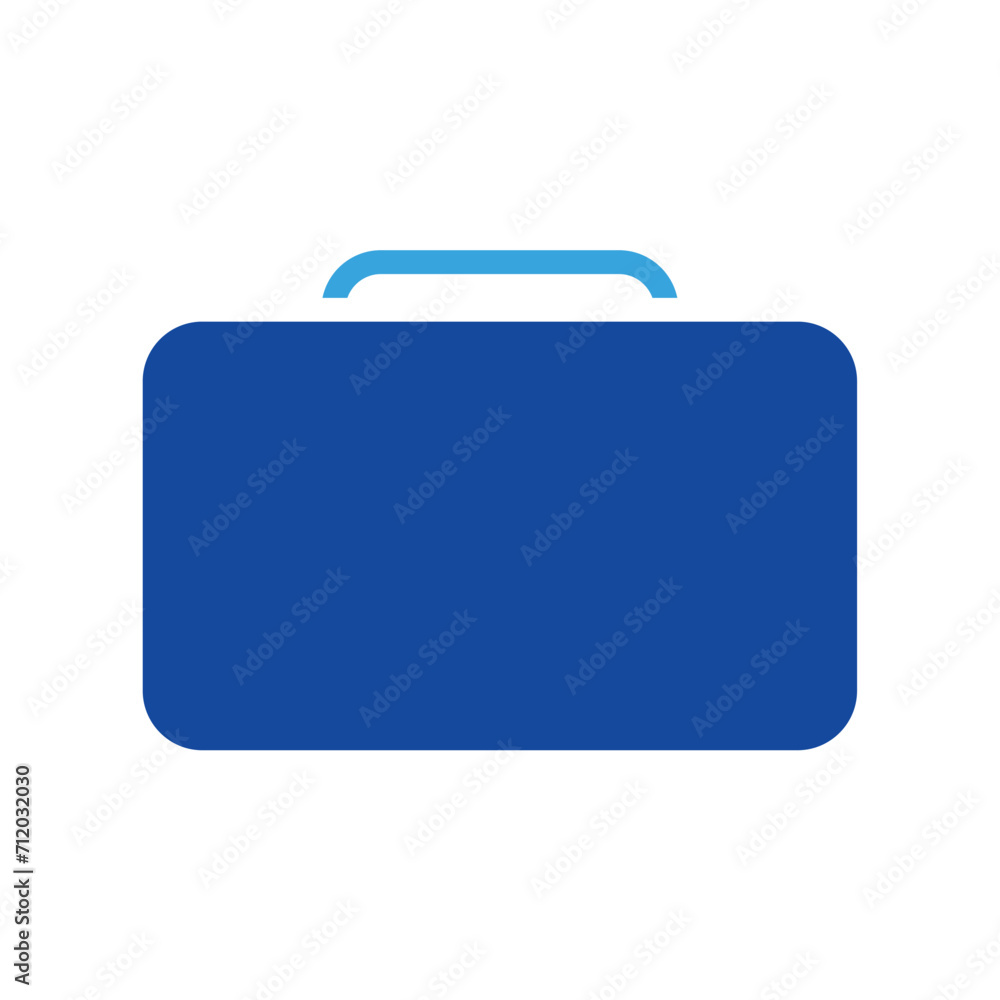 Suitecase icon vector or logo illustration style Suitecase icon vector or logo illustration style