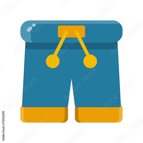 Pants icon vector or logo illustration style