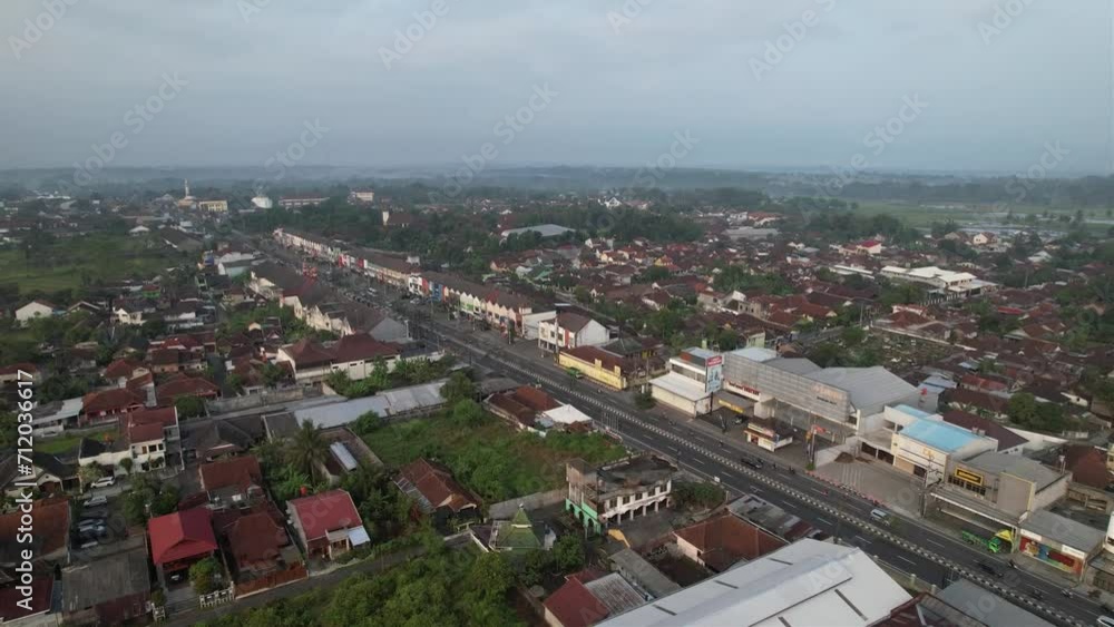 aerial view of a highway with heavy traffic aerial view of a highway with heavy traffic
