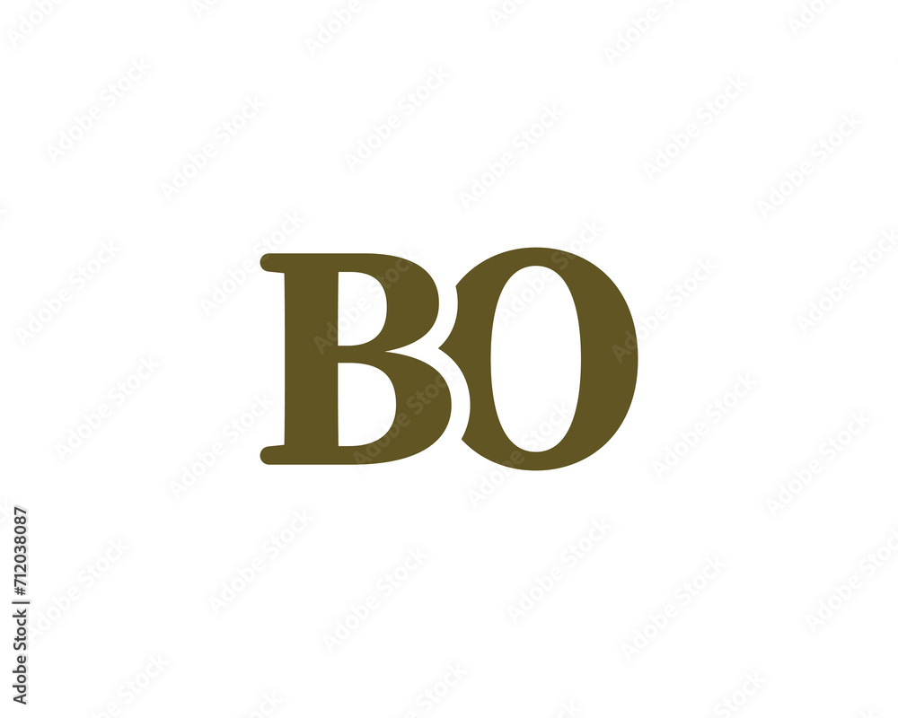 BO LOGO DESIGN VECTOR TEMPLATE BO LOGO DESIGN VECTOR TEMPLATE