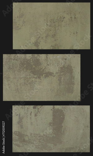 Texture pack grunge wall set of 4 elements. Fully traced vector textures for professional use. Image traced abstract grunge wall