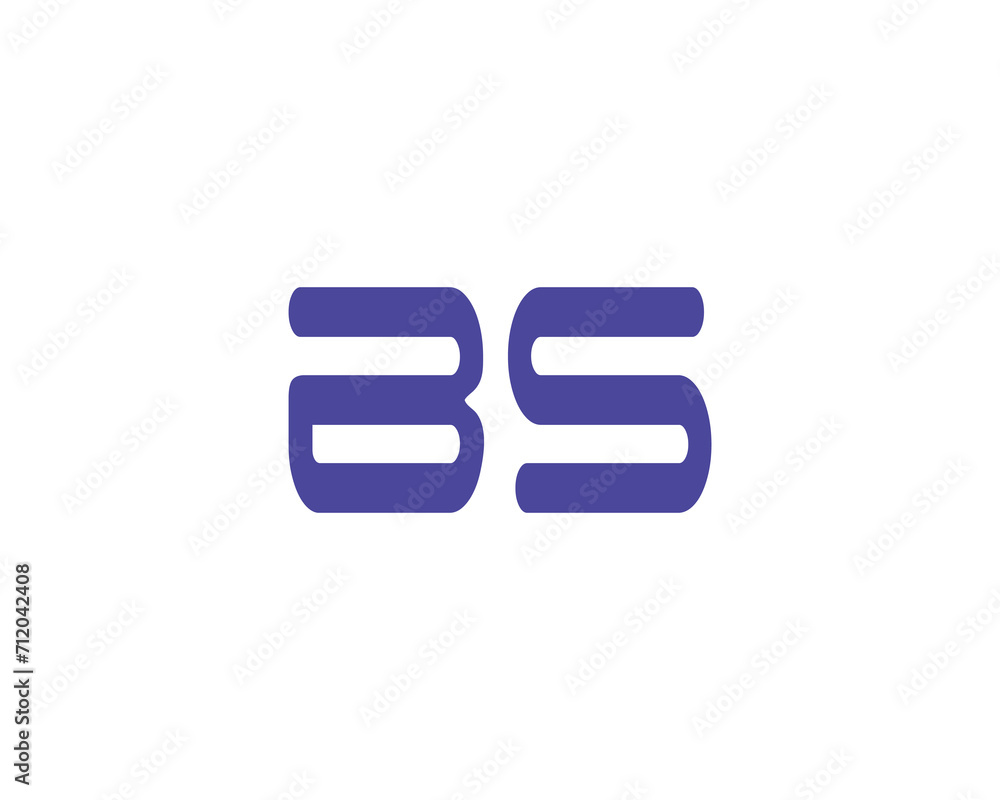 BS LOGO DESIGN VECTOR TEMPLATE BS LOGO DESIGN VECTOR TEMPLATE