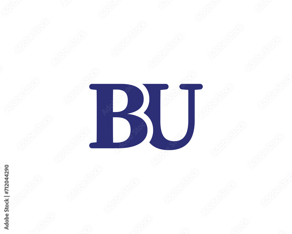 BU LOGO DESIGN VECTOR TEMPLATE BU LOGO DESIGN VECTOR TEMPLATE