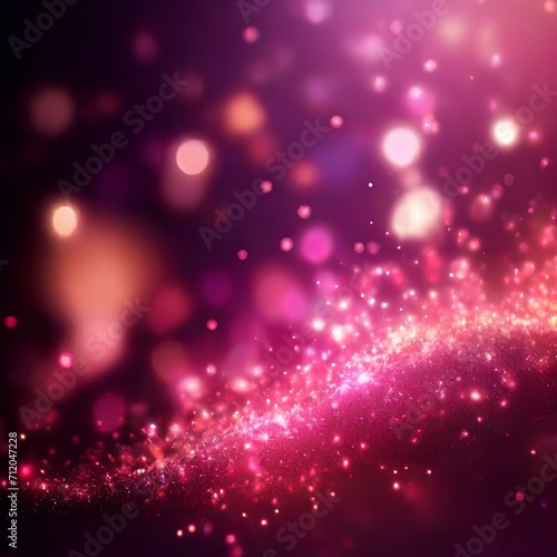 red glow particle abstract bokeh background © mdshahjalal