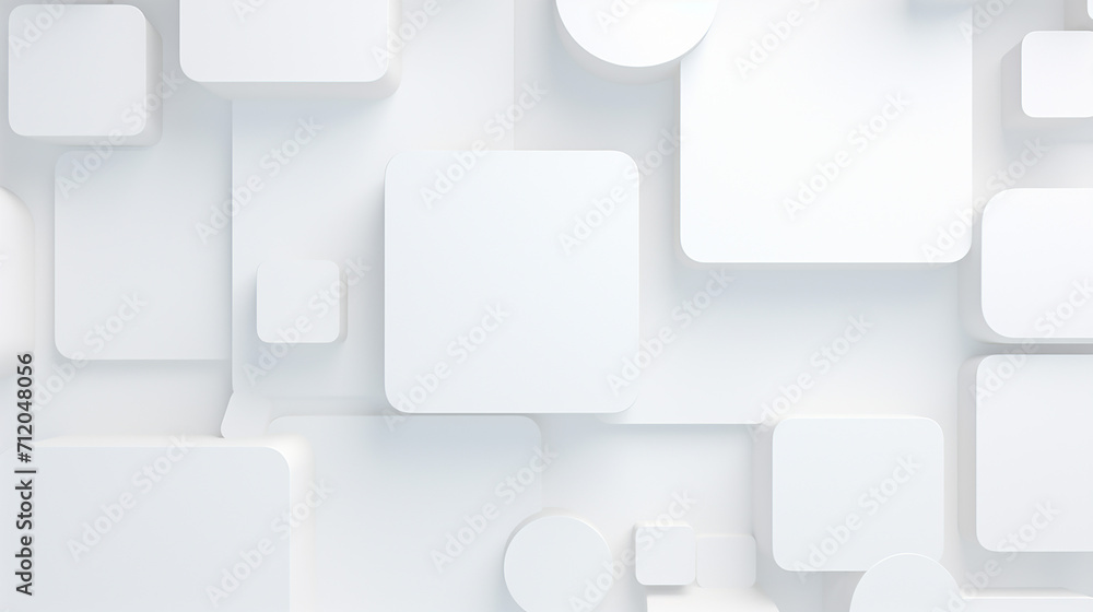 abstract white geometric background minimal 3d render abstract white geometric background minimal 3d render