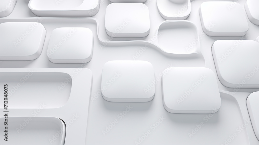 abstract white geometric background minimal 3d render abstract white geometric background minimal 3d render