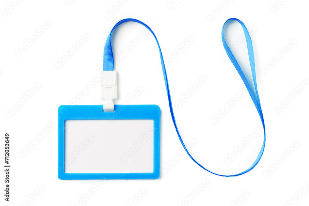 Blank bagde on white background copy space Blank bagde on white background copy space