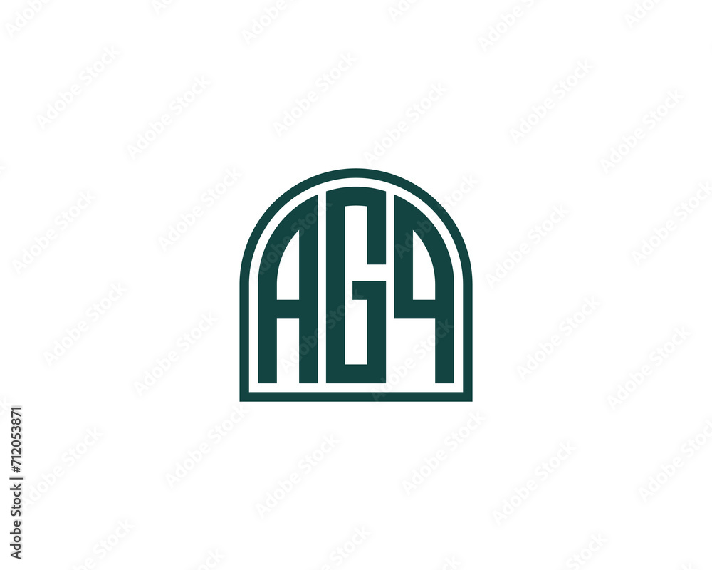 AGQ LOGO DESIGN VECTOR TEMPLATE AGQ LOGO DESIGN VECTOR TEMPLATE