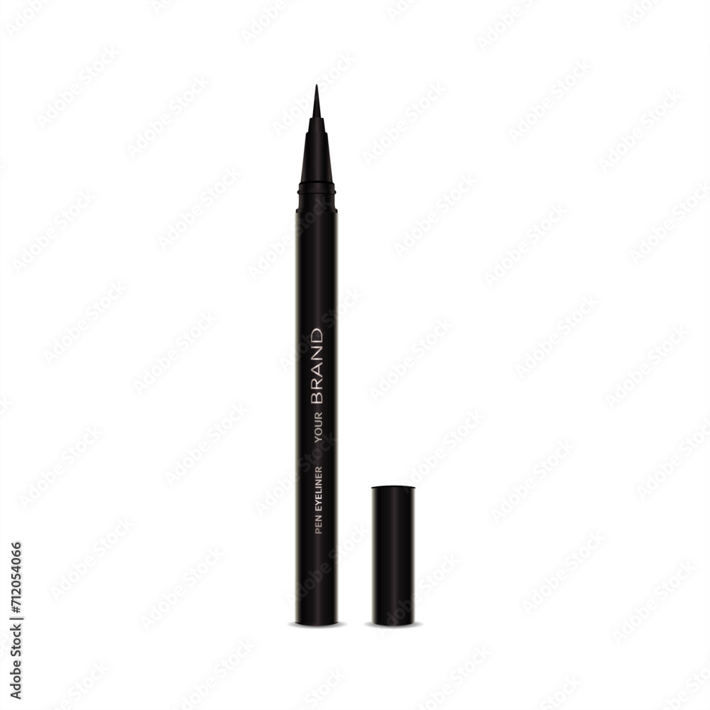 pen eyeliner isolated on white pen eyeliner isolated on white