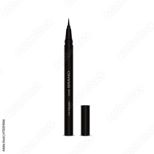pen eyeliner isolated on white