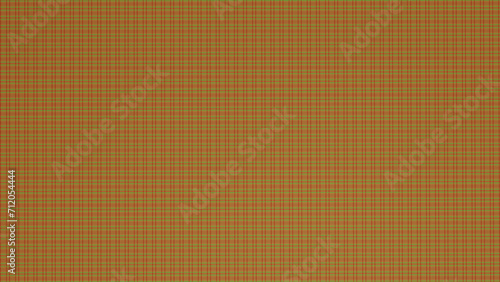 Orange background of plaid pattern with green lines, 4k tattersall background