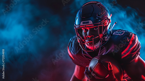 Rigby, American Football Concept, Player With Bal, Generative Ai