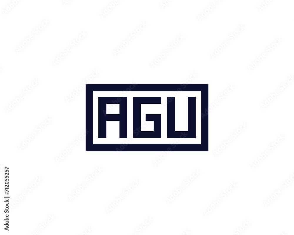AGU LOGO DESIGN VECTOR TEMPLATE AGU LOGO DESIGN VECTOR TEMPLATE