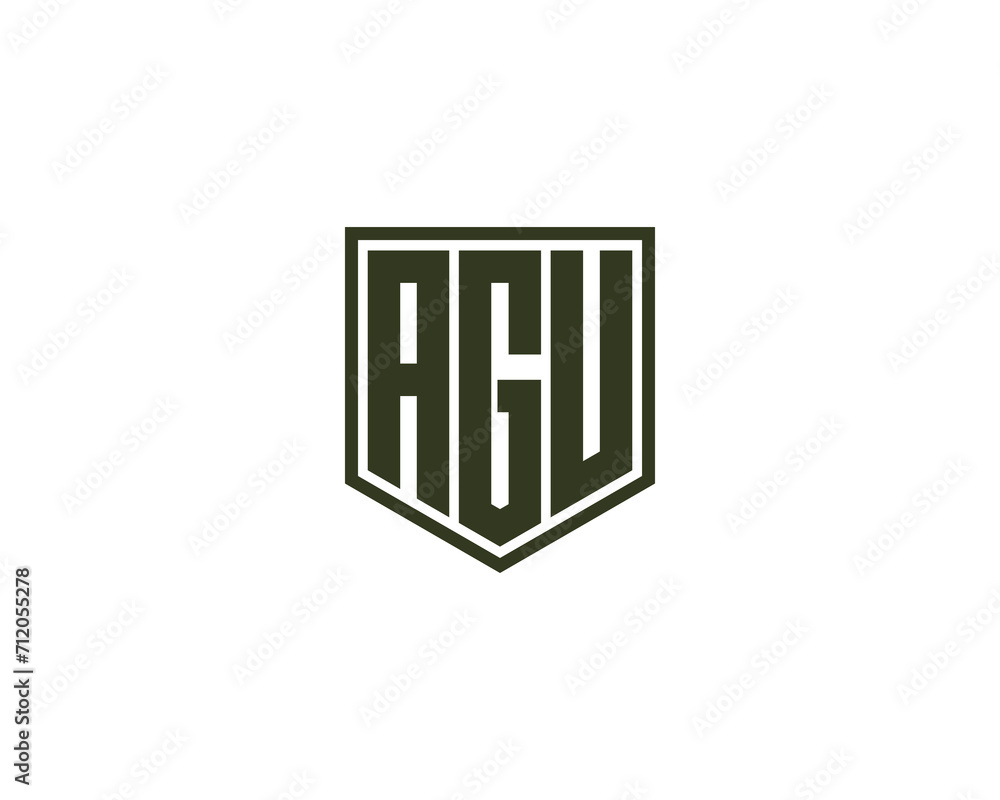 AGU LOGO DESIGN VECTOR TEMPLATE AGU LOGO DESIGN VECTOR TEMPLATE