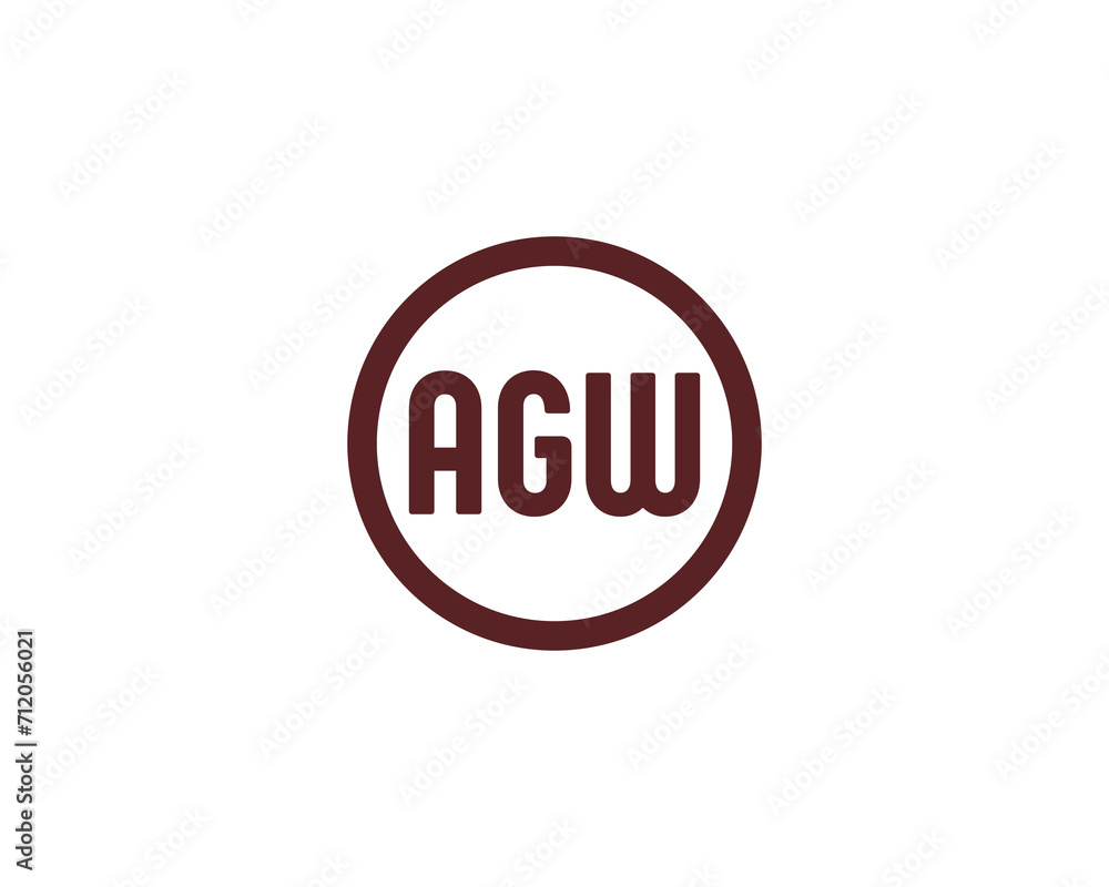 AGW LOGO DESIGN VECTOR TEMPLATE AGW LOGO DESIGN VECTOR TEMPLATE