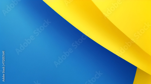 Abstrakter Grunge-Hintergrundvektor mit Pinsel und Halbtoneffekt  Template-Design-Banner mit blauem und gelbem Farbverlauf der ukrainischen Flagge
