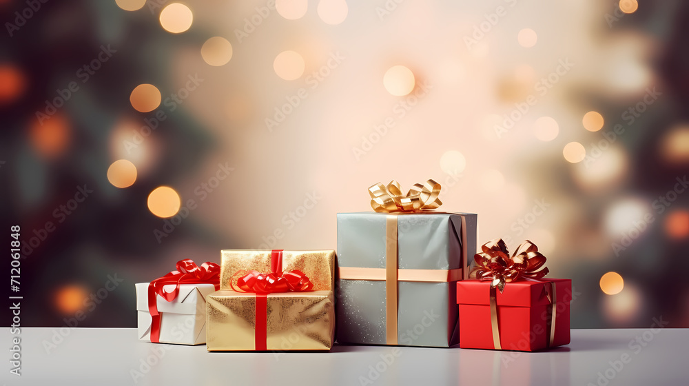 Gift box background with copy space for Christmas gifts, holidays or birthdays Gift box background with copy space for Christmas gifts, holidays or birthdays
