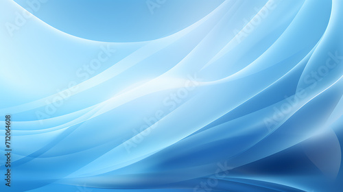Abstract gradient blue wave background for banner, wallpaper design illustration