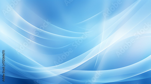 Abstract gradient blue wave background for banner, wallpaper design illustration