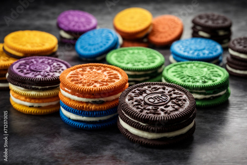 Colorfull Chocolate Biscuits