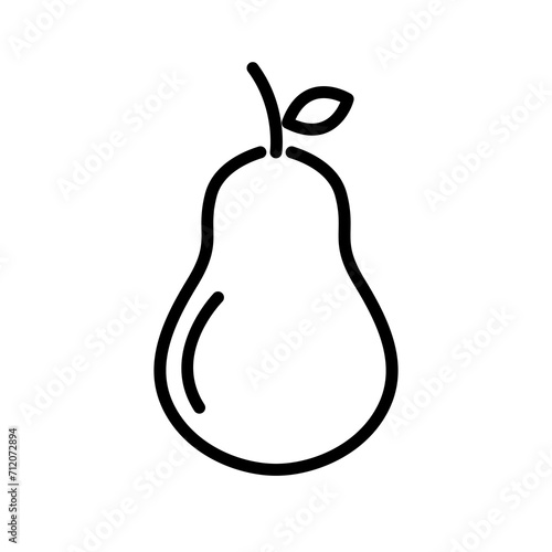 guava line icon logo vector