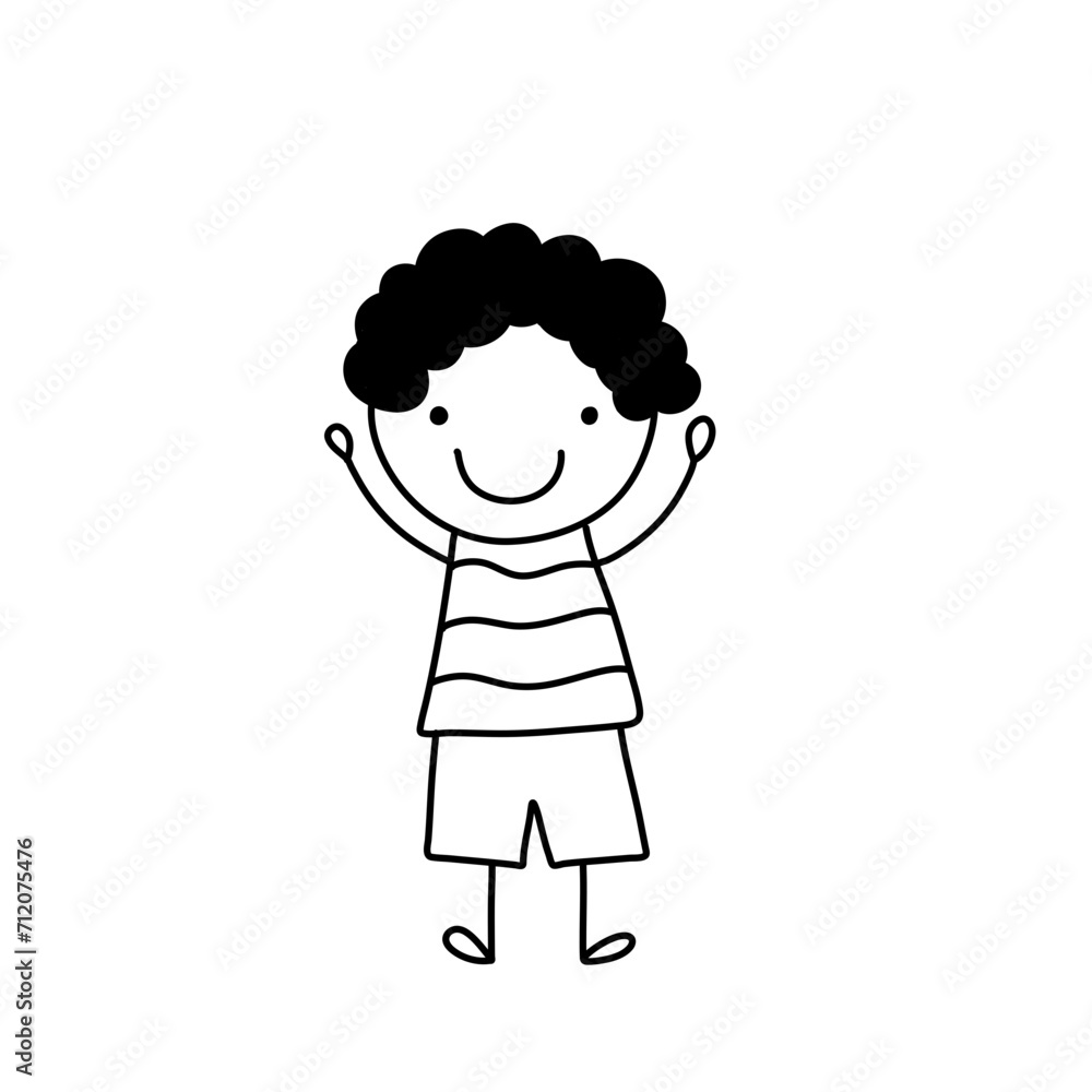 happy cartoon doodle stick figure happy cartoon doodle stick figure