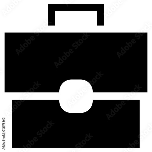 suitcase icon, vector illustration, simple design, best used for web, banner or presentation