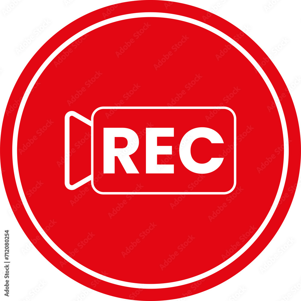 Live icon and reccord icon Live icon and reccord icon