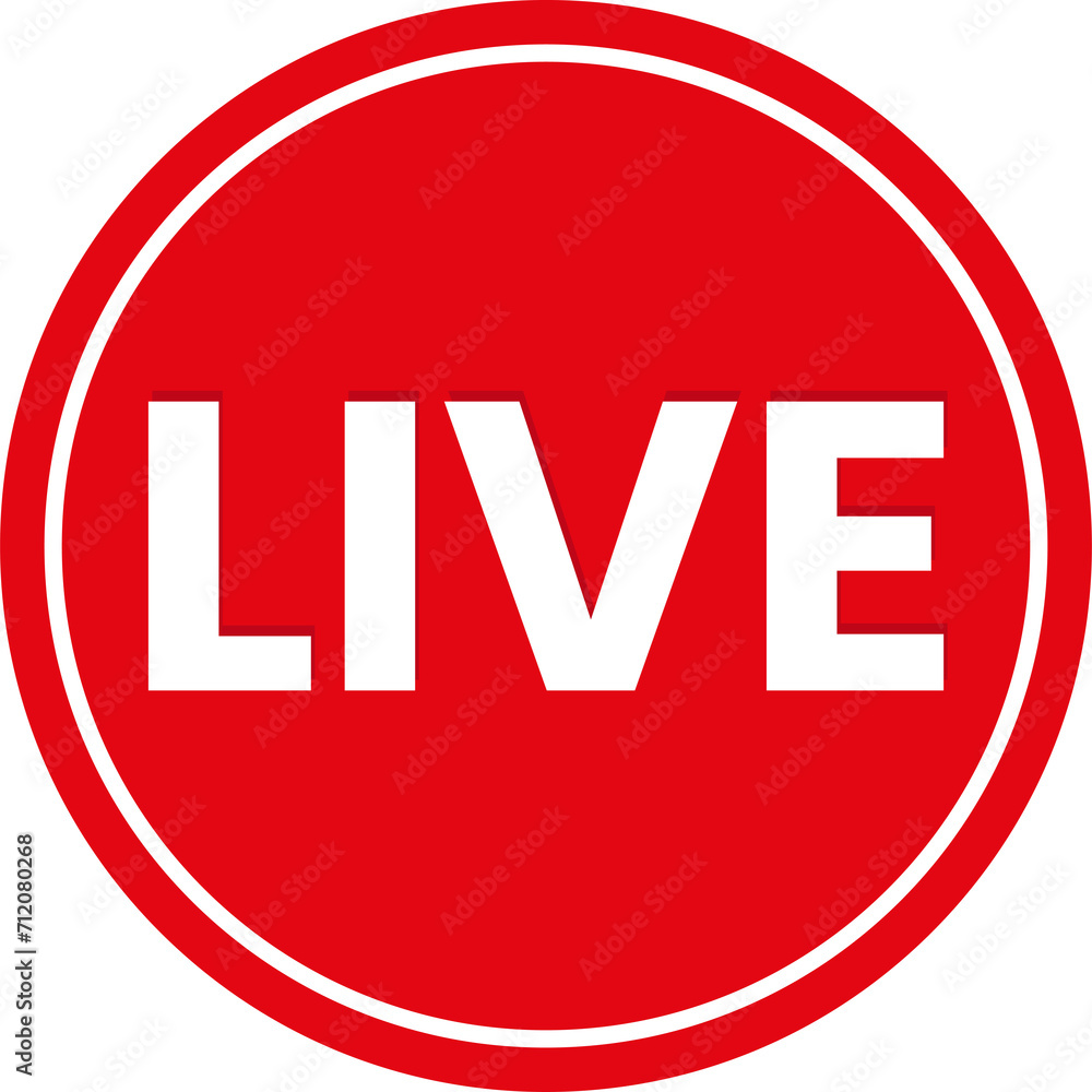 Live icon and reccord icon Live icon and reccord icon