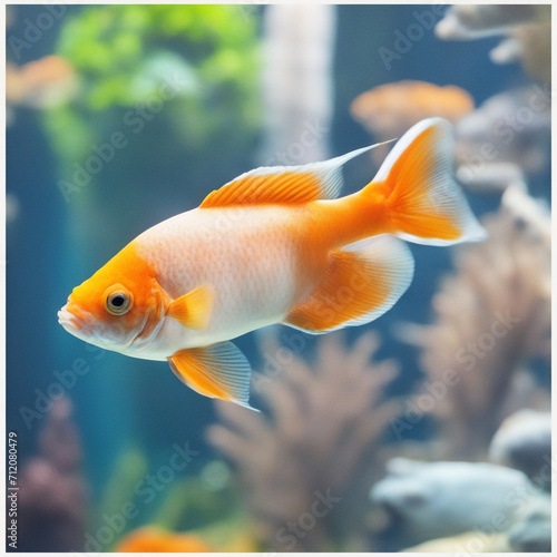 fish in aquarium goldfish in aquarium