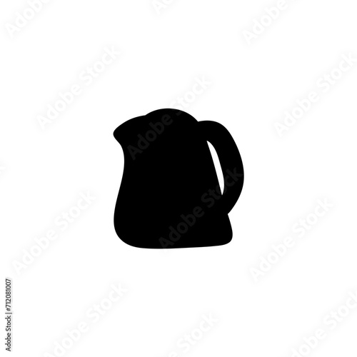 Ceramic teapot and kettle silhouette