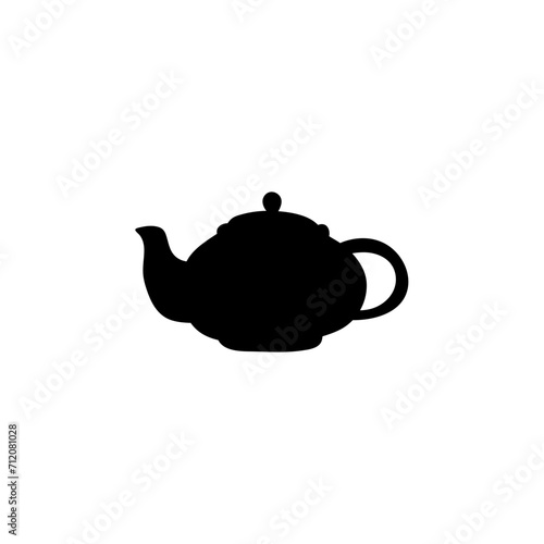 Ceramic teapot and kettle silhouette