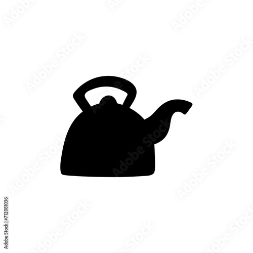 Ceramic teapot and kettle silhouette