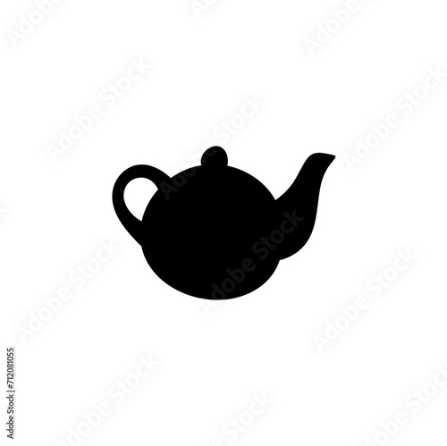 Ceramic teapot and kettle silhouette
