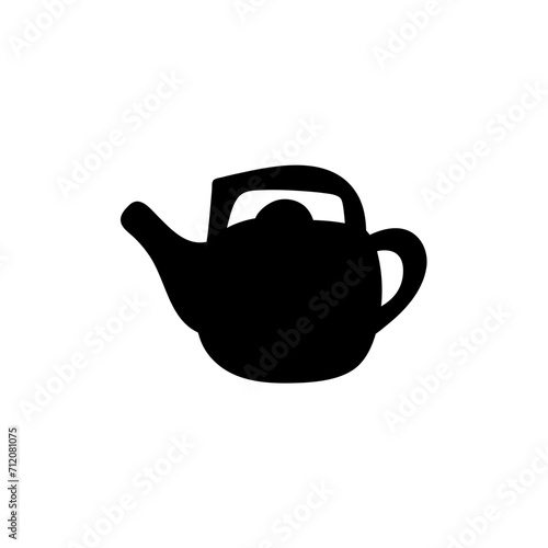 Ceramic teapot and kettle silhouette