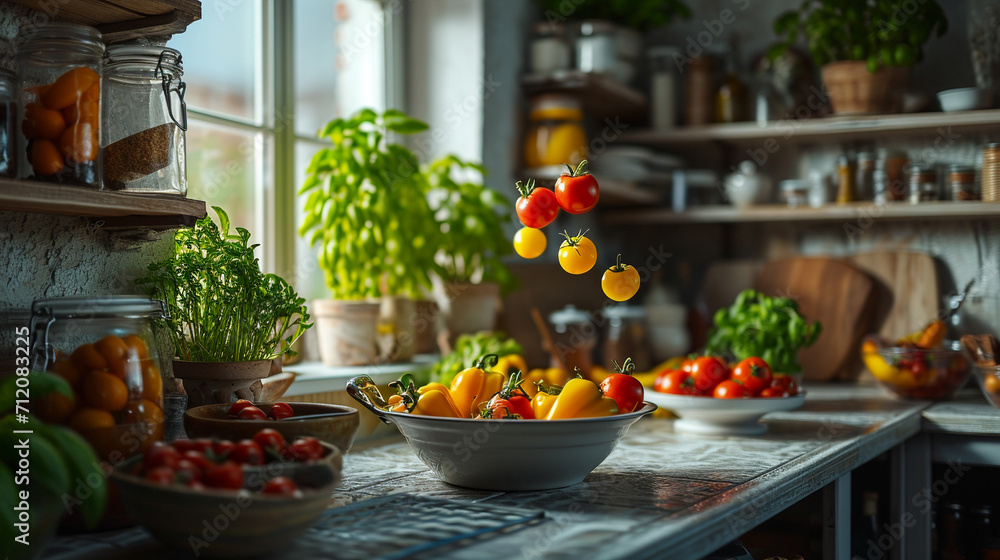 still life with vegetables and fruits still life with vegetables and fruits