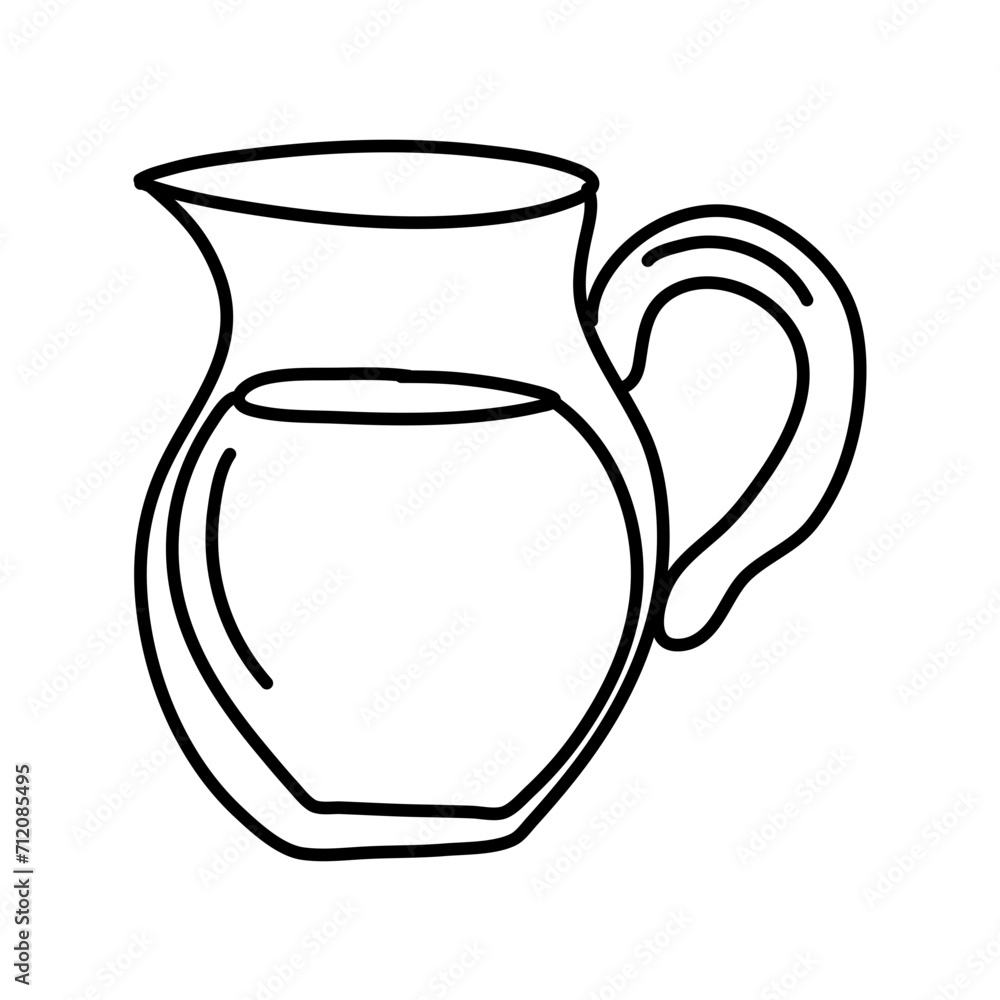 Hand drawn food or drink ingredient doodle Hand drawn food or drink ingredient doodle