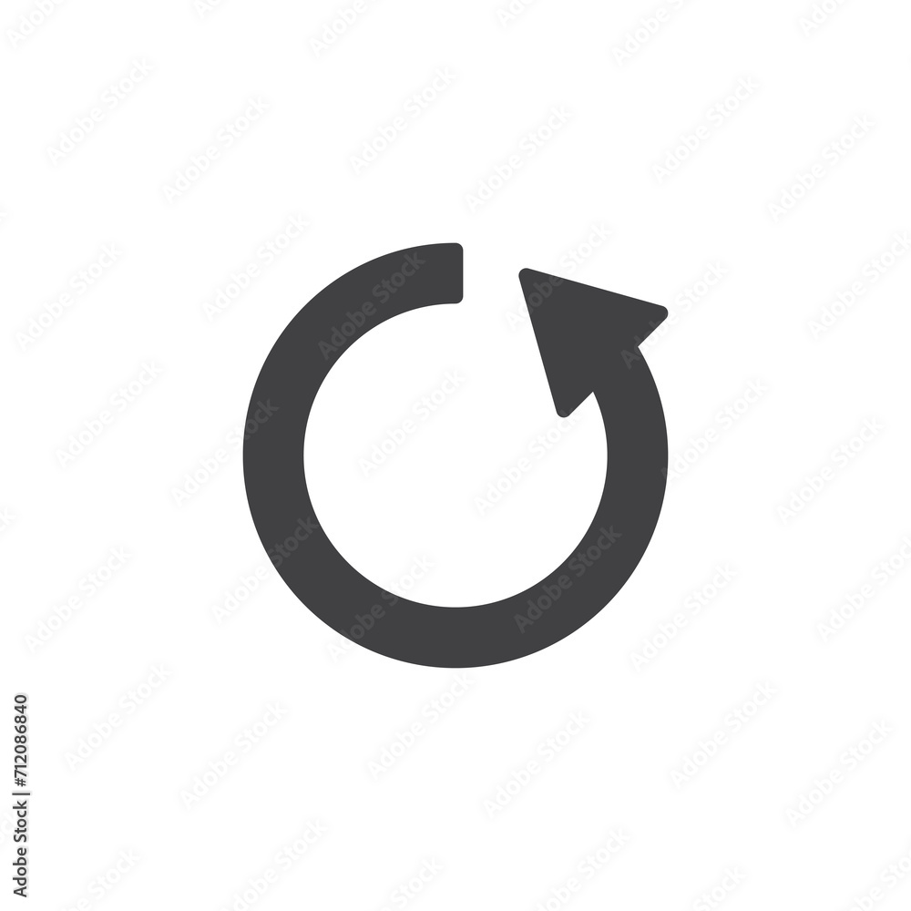 counter clockwise direction arrow vector icon counter clockwise direction arrow vector icon