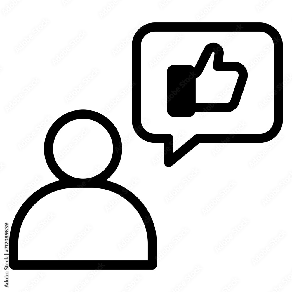 good review, thumb up with speech bubble good review, thumb up with speech bubble