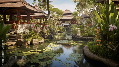 Bali Spa Resort A sprawling resort designed for relaxing terrace © BornHappy
