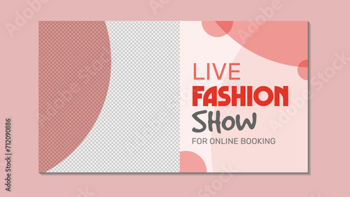 Fashion Youtube Thumbnail Template Design
