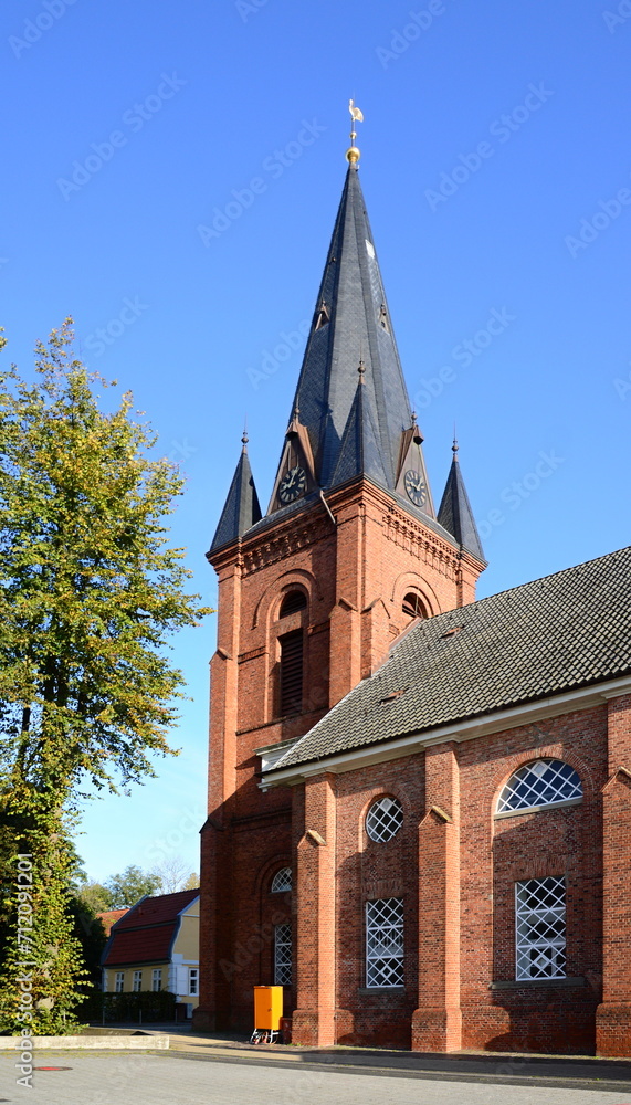 Historical Church in the Town Cuxhaven, Lower Saxony