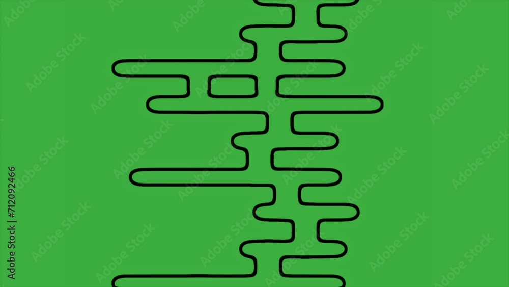 Animation loop video abstract on green screen background Animation loop video abstract on green screen background