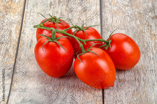 Raw red Flamenco tomato branch