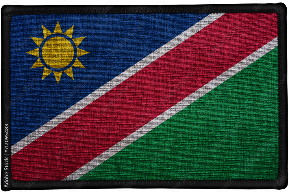 embroidered sewn patch flag of NAMIBIA