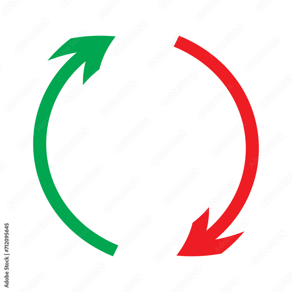 Simple up and down arrows. Upward, downward arrows in green and red. Used in various webs ,templeates etc. Isolated in white background in eps 10. Simple up and down arrows. Upward, downward arrows in green and red. Used in various webs ,templeates etc. Isolated in white background in eps 10.