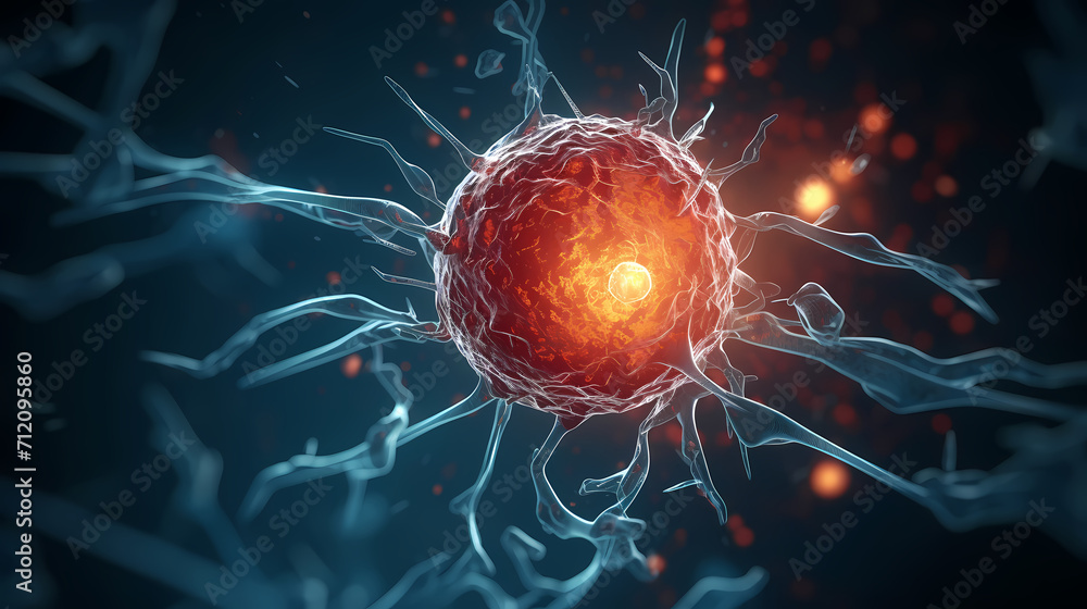 Nervous system, central nervous cells of the brain, neuroscience background Nervous system, central nervous cells of the brain, neuroscience background