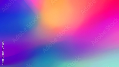 Abstract design with a colorful gradient blur background. It features a vibrant and vivid color scheme.