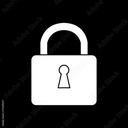 pad lock icon logo vector image