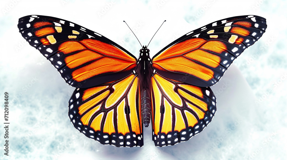 Obraz premium butterfly on a flower